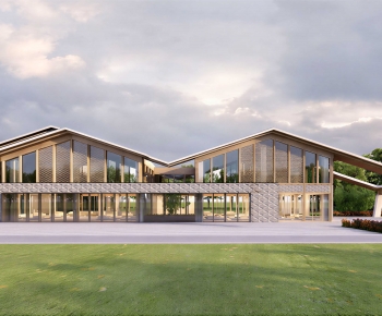 Modern Public Building-ID:766016015