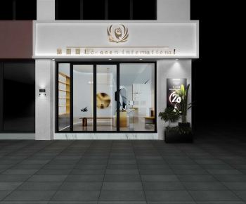 Modern Facade Element-ID:158639023