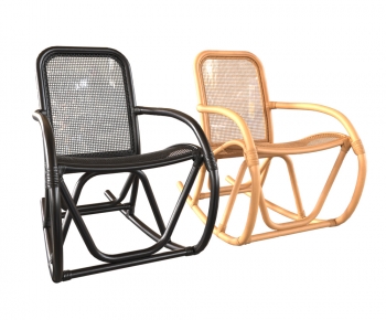 Wabi-sabi Style Rocking Chair-ID:535319095