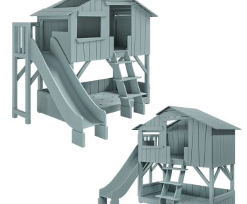Modern Bunk Bed-ID:887260913