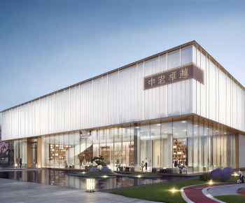 Modern Facade Element-ID:323338036