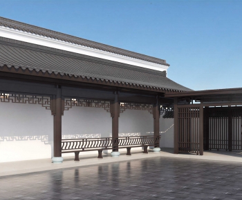 Chinese Style Courtyard/landscape-ID:881345031