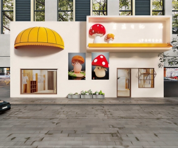 Modern Facade Element-ID:495599991