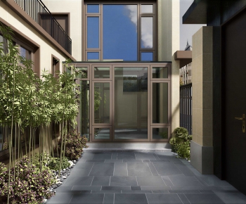 Modern Courtyard/landscape-ID:109520041