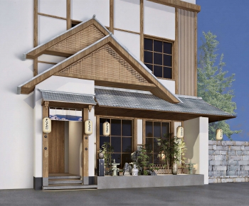 New Chinese Style Facade Element-ID:652065041