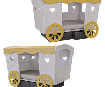 Modern Child's Bed-ID:843657972