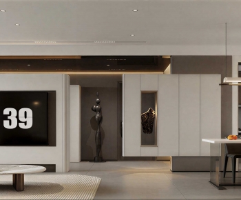 Modern A Living Room-ID:357805973