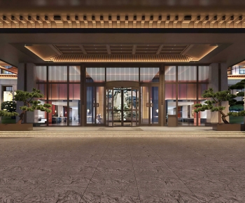 Modern Facade Element-ID:722790002