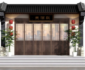 Chinese Style Facade Element-ID:337376125