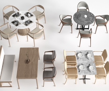 Modern Dining Table And Chairs-ID:510991103