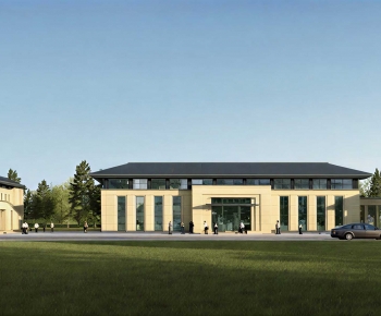 Modern Appearance Of Commercial Building-ID:236530073
