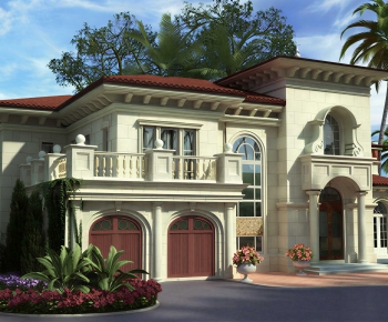 Mediterranean Style Detached Villa-ID:355582955