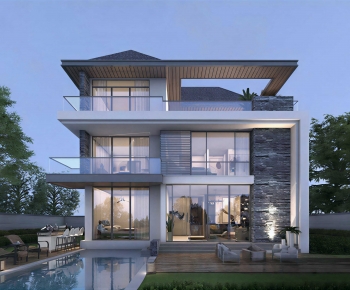 Modern Detached Villa-ID:653638879