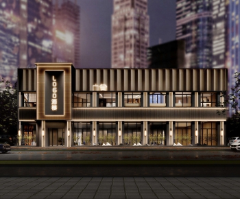 Modern Facade Element-ID:356910941