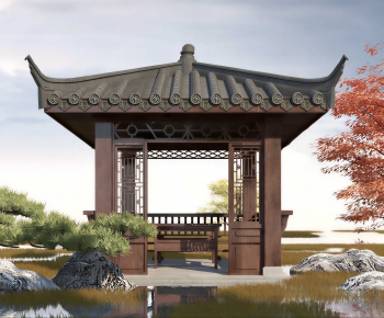 Chinese Style Ancient Architectural Buildings-ID:368257057