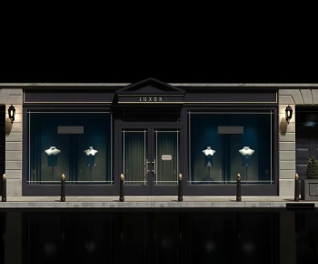 Simple European Style Facade Element-ID:878653055