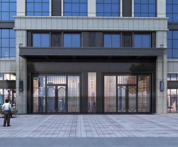 Modern Facade Element-ID:198292026