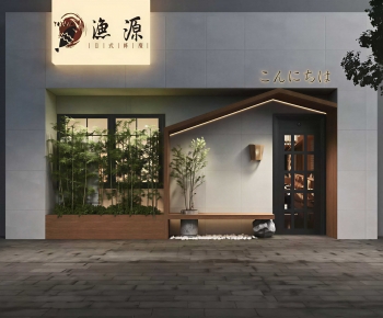 New Chinese Style Facade Element-ID:335160979