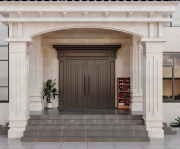 Modern Facade Element-ID:940386064