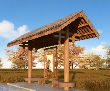 New Chinese Style Pavilion-ID:594005119