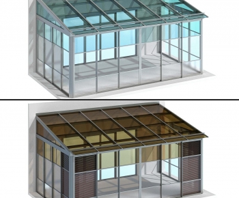 Modern Glass Sun Room-ID:627038969