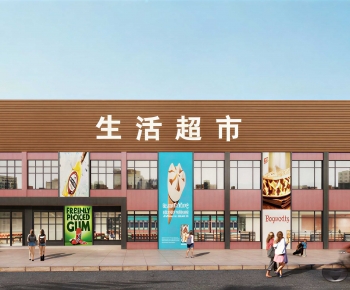 Modern Facade Element-ID:212301022