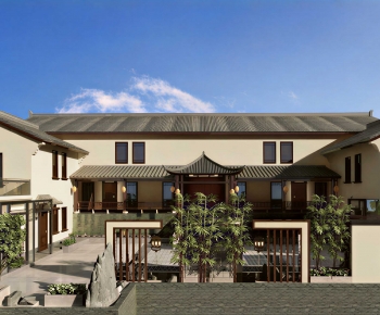New Chinese Style Courtyard/landscape-ID:561661015