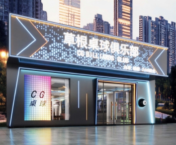 Modern Facade Element-ID:877352952