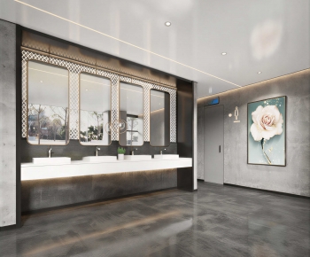 Modern Public Toilet-ID:444999932