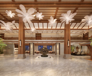 Southeast Asian Style Lobby Hall-ID:157179124