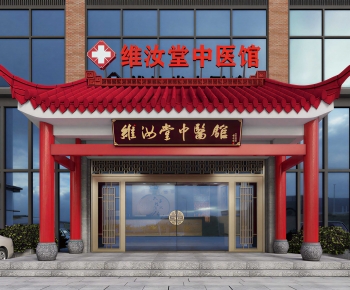 New Chinese Style Facade Element-ID:580997947