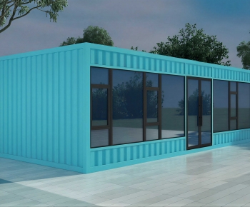 Modern Appearance Of Commercial Building-ID:290086989