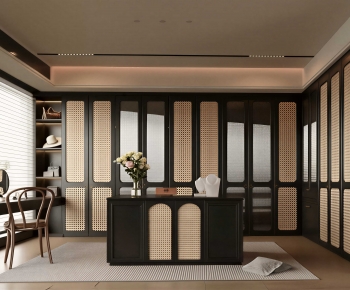Modern Clothes Storage Area-ID:255534891