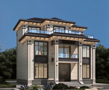 New Chinese Style Detached Villa-ID:425548085