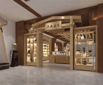 New Chinese Style Facade Element-ID:943125013