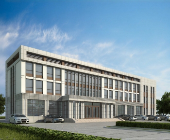 Modern Appearance Of Commercial Building-ID:645097978