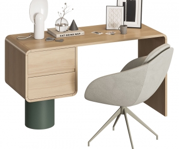 Modern Computer Desk And Chair-ID:632657057