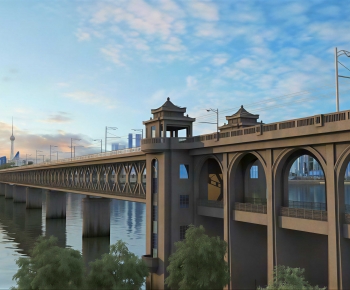 New Chinese Style Bridge-ID:430466896