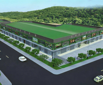 Modern Appearance Of Commercial Building-ID:811892999