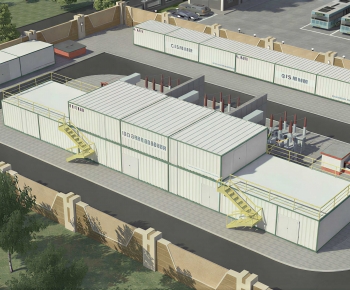 Modern Industrial Building-ID:194434889