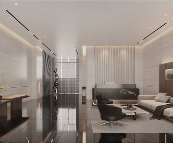 Modern Office Reception Desk-ID:853635071