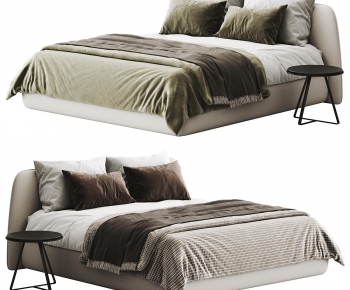Modern Double Bed-ID:805027968