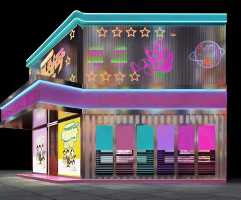 Modern Facade Element-ID:634737019