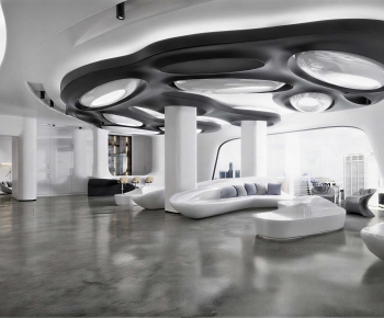 Modern Office Reception Desk-ID:474190951