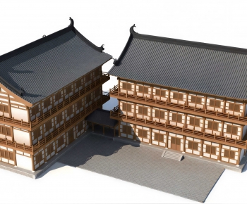 Chinese Style Ancient Architectural Buildings-ID:969571119