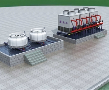 Modern Industrial Building-ID:872908126