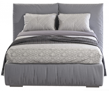 Modern Double Bed-ID:342864998