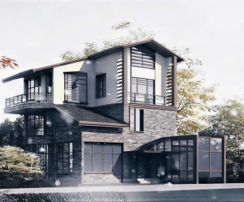 New Chinese Style Detached Villa-ID:293363092