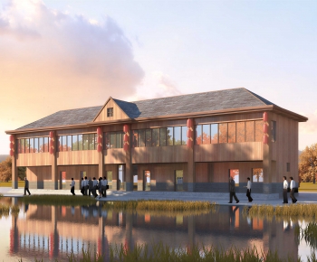 New Chinese Style Public Building-ID:788362033