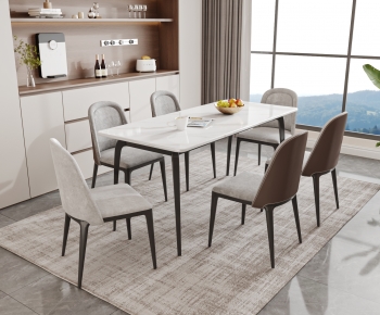 Modern Dining Table And Chairs-ID:513887889